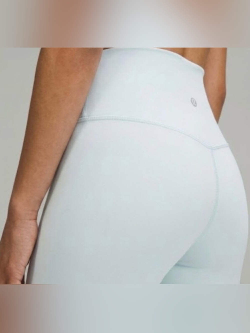 Lululemon High Waisted Powder Blue leggings NWOT